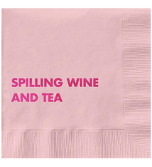 Pretty Alright Goods Spilling Wine & Tea Cocktail Napkin
