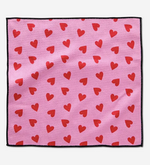 Geometry I Heart You Paw Towel