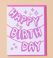 And Here We Are Birthday Banner Card