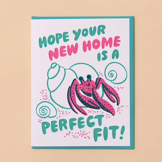 And Here We Are Perfect Fit New Home Card