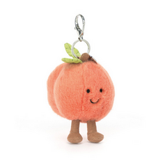 Jellycat Amuseables Peach Bag Charm