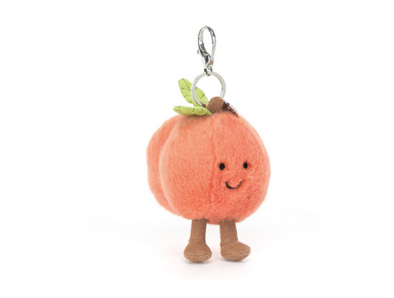 Jellycat Amuseables Peach Bag Charm