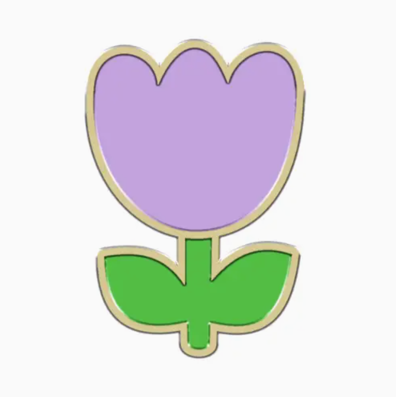 Furei Purple Tulip Moodies Charm