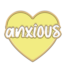 Furei Yellow Anxious Moodies Charm