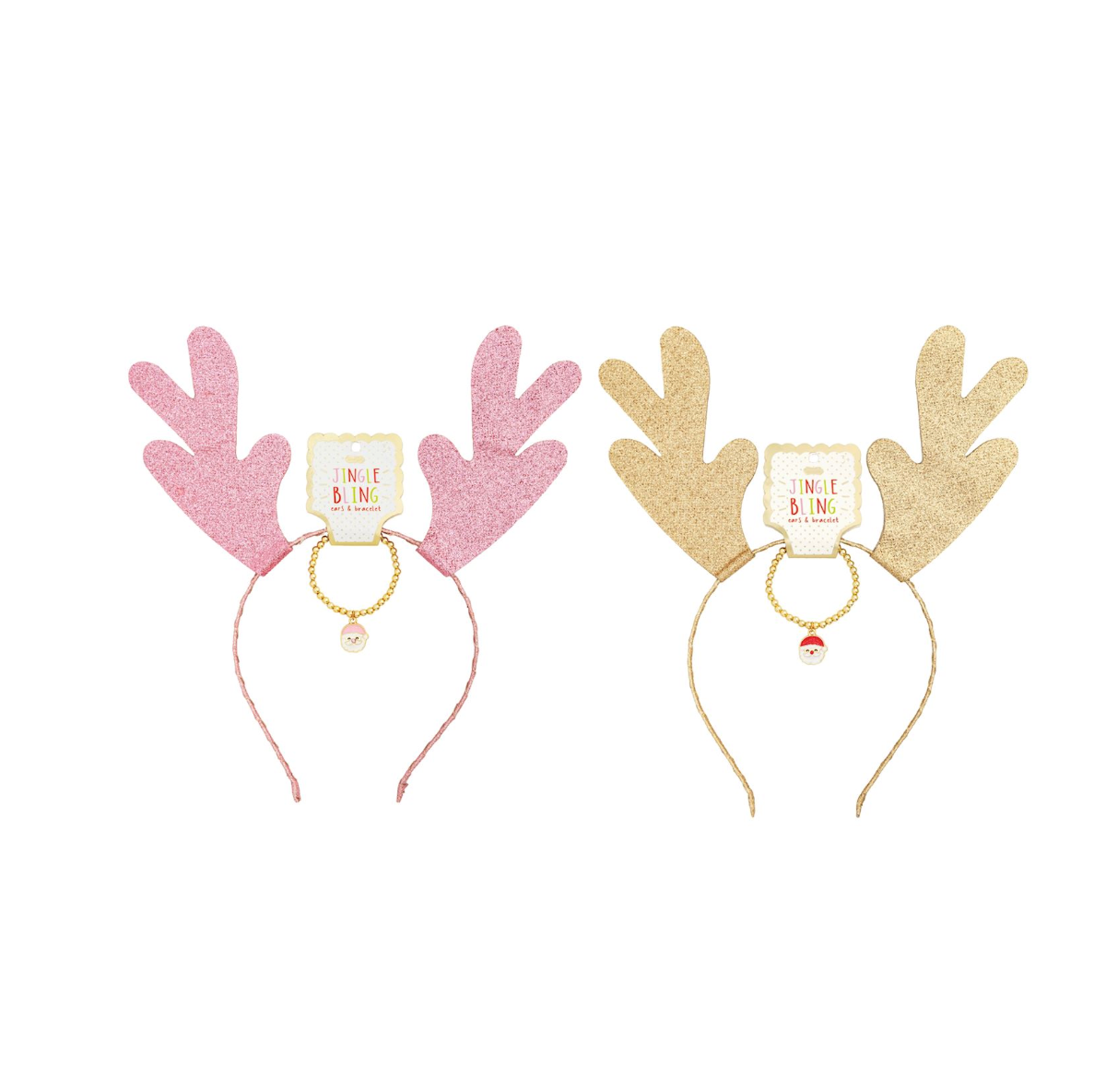 Mud Pie Antler Headband & Bracelet Set