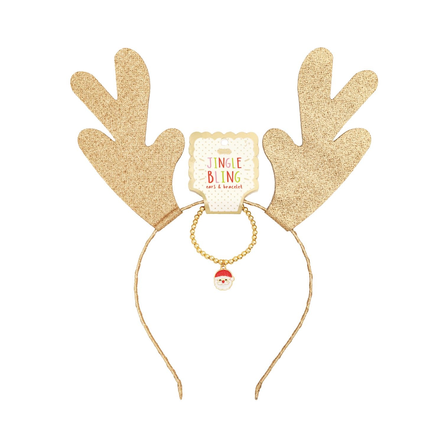 Mud Pie Antler Headband & Bracelet Set
