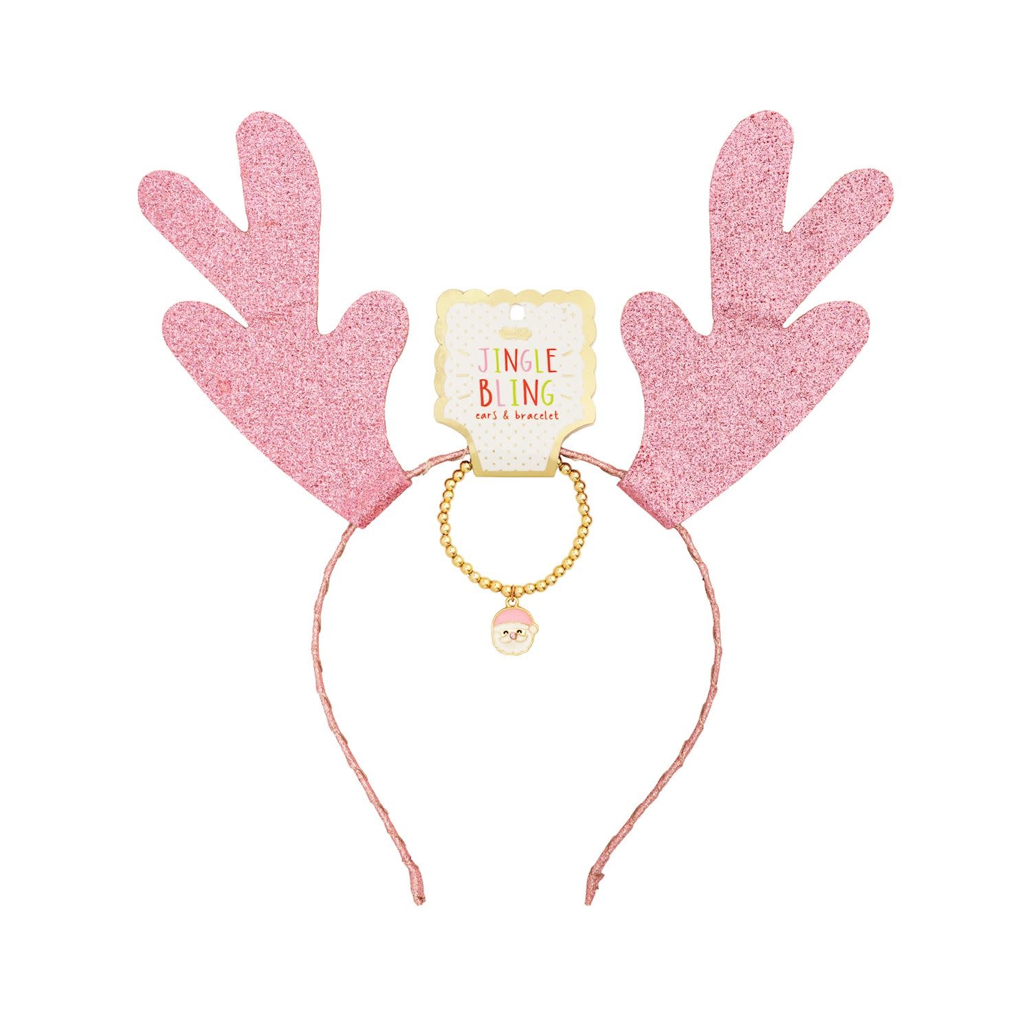 Mud Pie Antler Headband & Bracelet Set