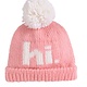 Mud Pie Pink Hi Baby Knit Hat