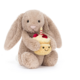 Jellycat Bashful Beige Bunny 'Birthday'