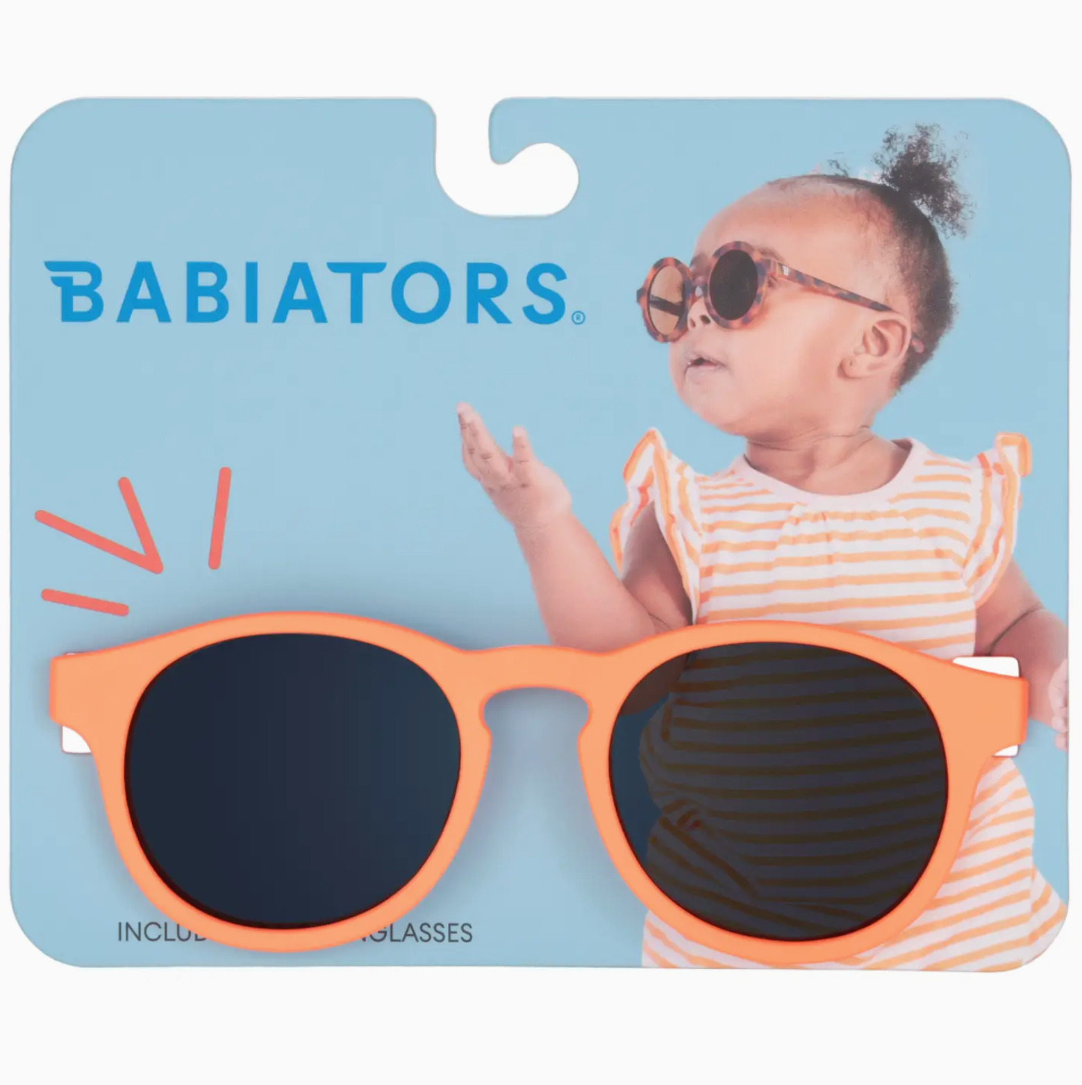 Babiators Keyhole Sunglasses Vivid Neon Orange
