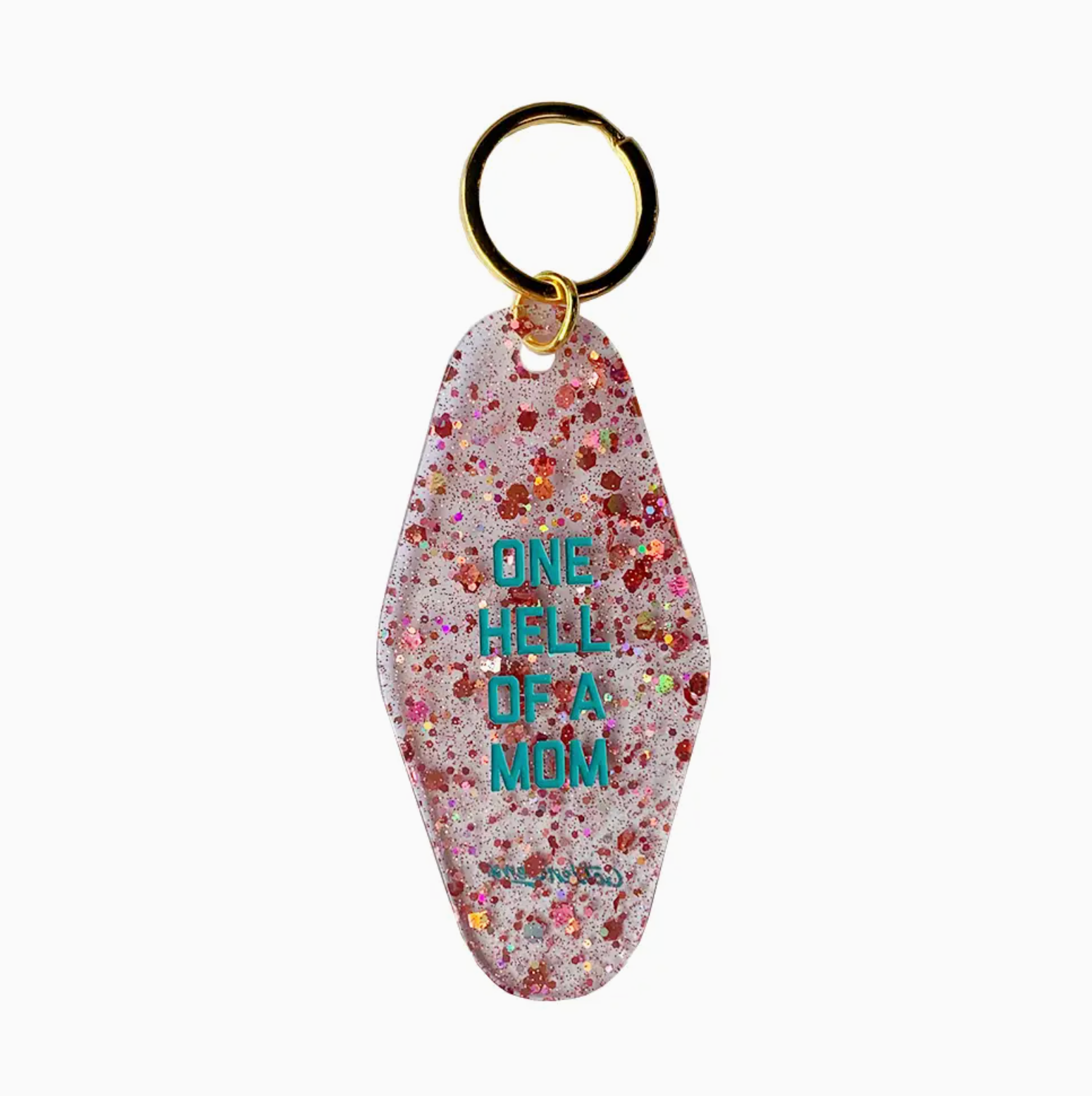 Golden Gems One Hell of A Mom Motel Keytag