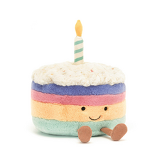 Jellycat Amuseables Rainbow Birthday Cake