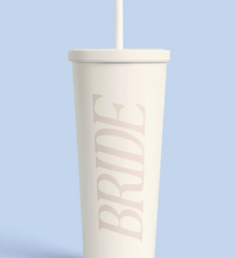 xo, Fetti Bride Monochromatic Tumbler