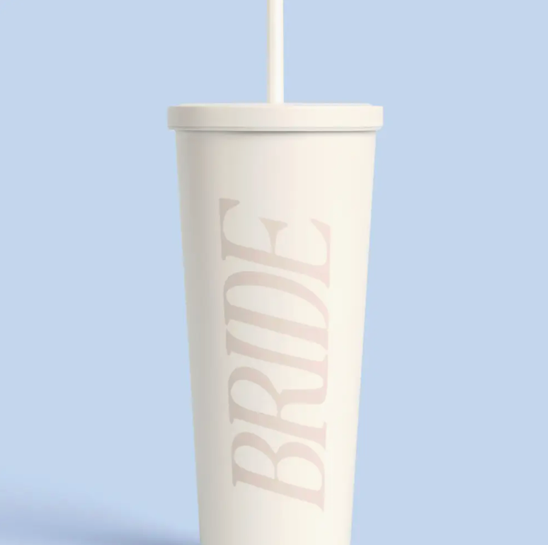 xo, Fetti Bride Monochromatic Tumbler