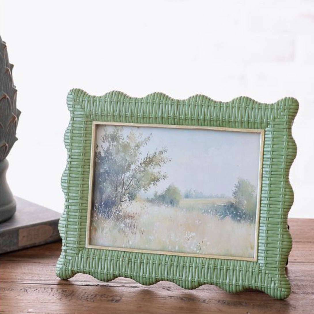 PD Home & Garden 7 X 5 GREEN WEAVE LANDSCAPE FRAME