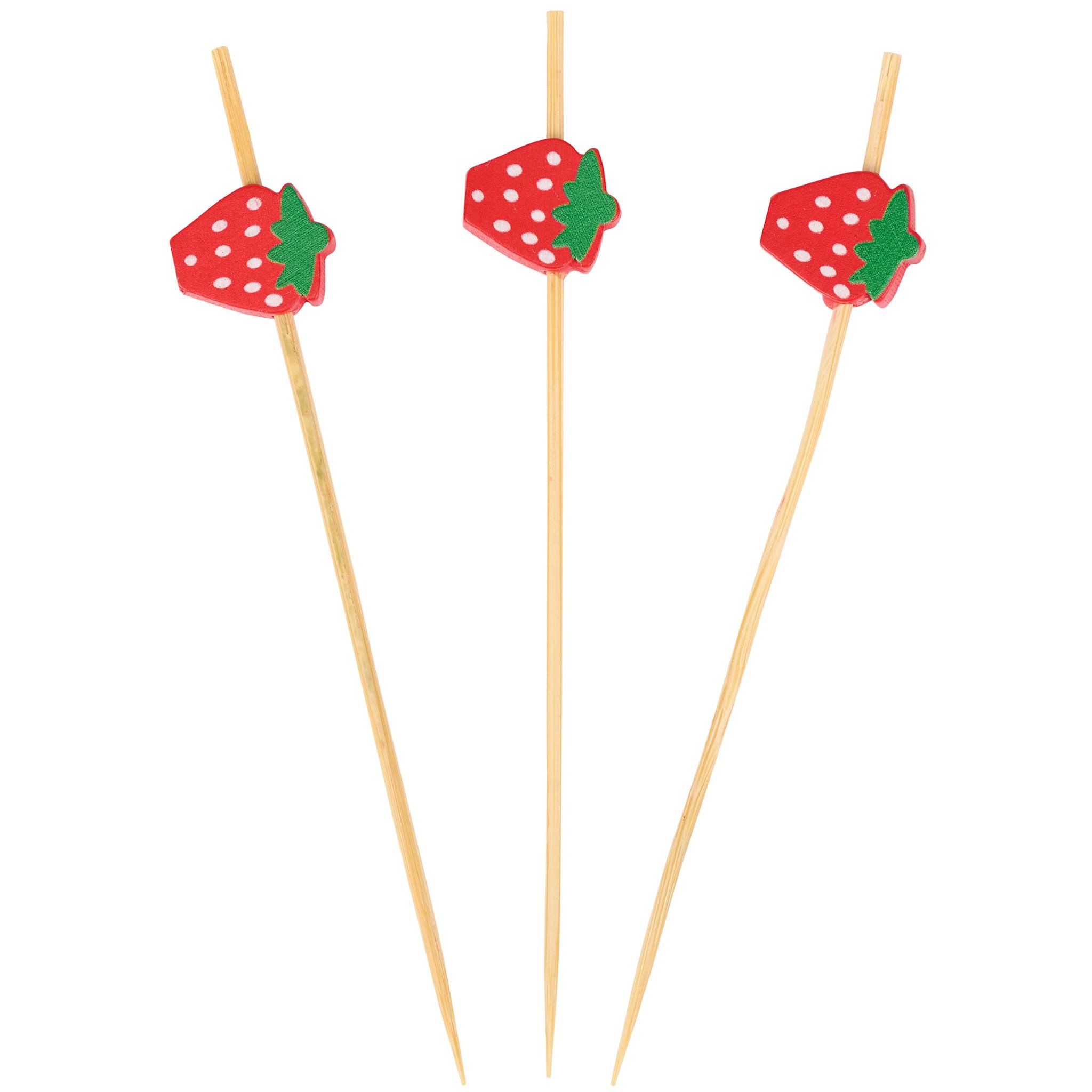 Primitives By Kathy Strawberries Party Pick Set