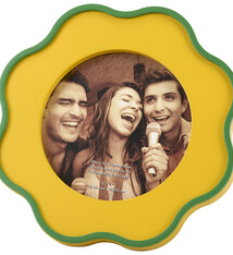 Primitives By Kathy Round Scallop Photo Frame