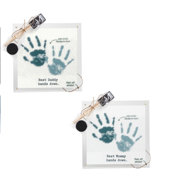 Mud Pie Acrylic Handprint Frame