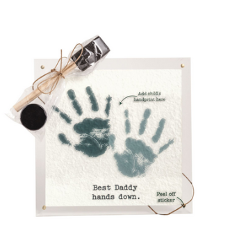 Mud Pie Acrylic Handprint Frame