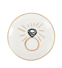 Creative Brands Ceramic Trinket Tray - Ring
