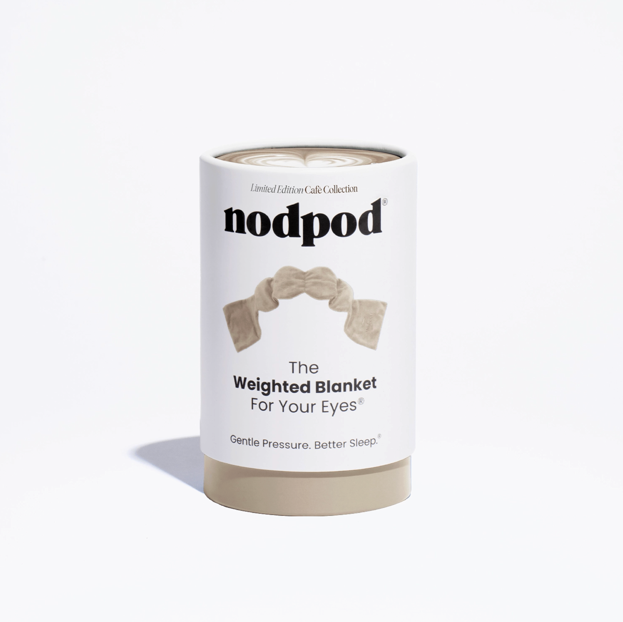 nodpod Latte Weighted Sleep Mask