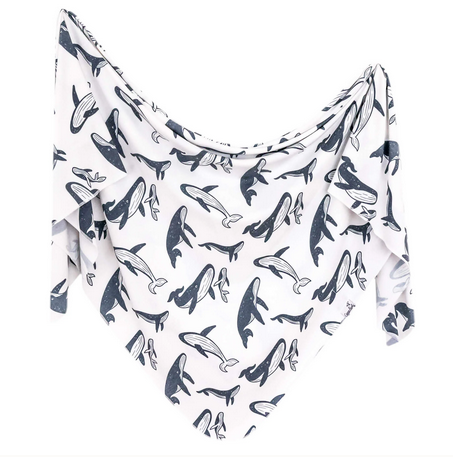 Copper Pearl Knit Swaddle Blanket Cove