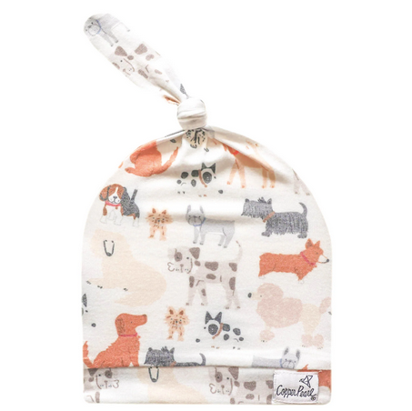 Copper Pearl Top Knot Hat Rufus