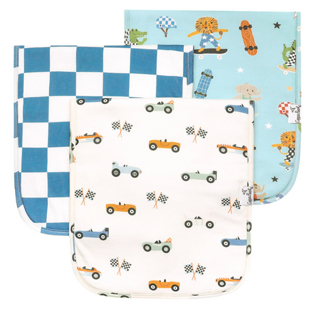Copper Pearl Burp Cloth Set Speedster