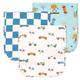 Copper Pearl Burp Cloth Set Speedster