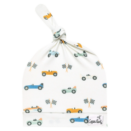 Copper Pearl Top Knot Hat Speedster