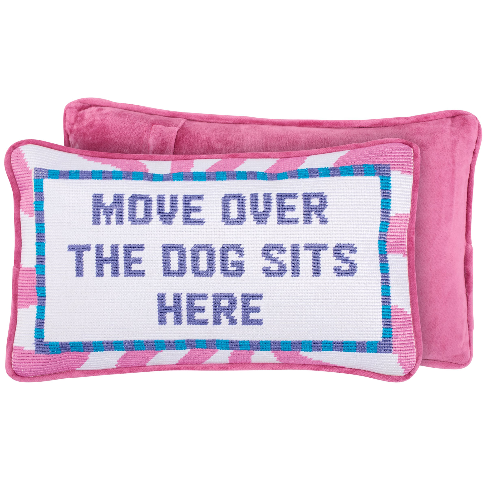Primitives By Kathy Move Over The Dog Sits Here Pillow