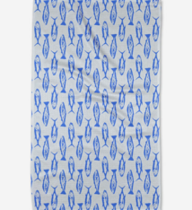 Geometry Coastal Catch Tea Towel
