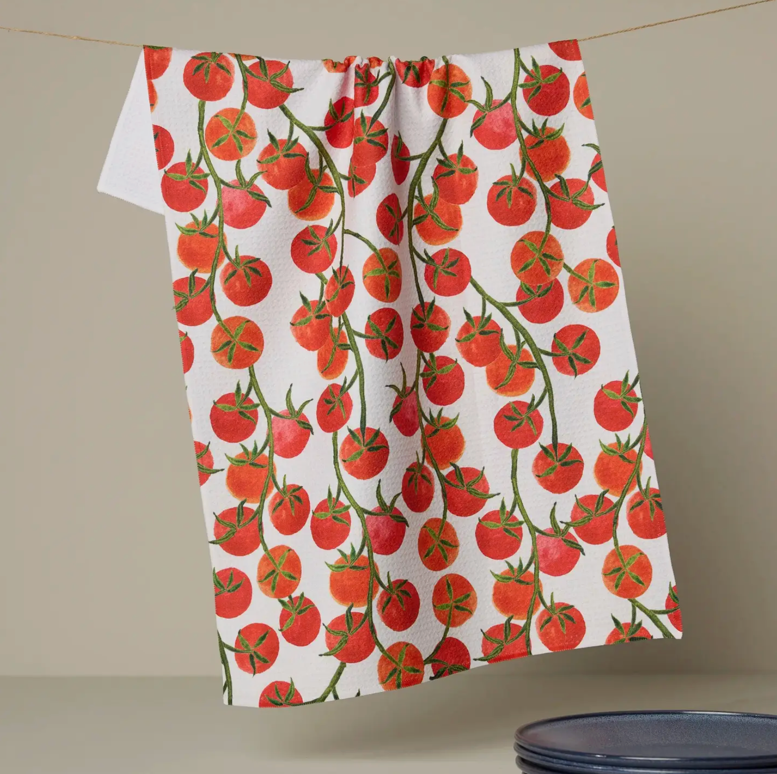 Geometry Ripe and Ready Tea Towel