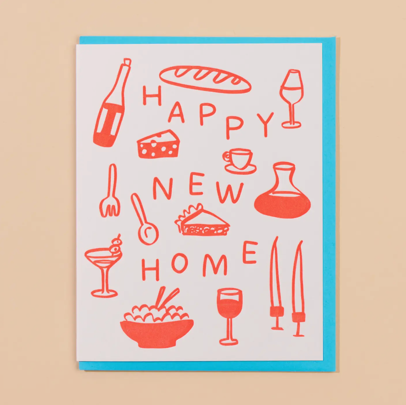 And Here We Are Happy New Home Card