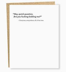 Sapling Press Quick Question Card