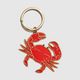 Brittany Paige Crab Enamel Keychain Bag Charm