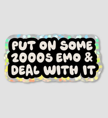 Brittany Paige Put On Some 2000s Emo Music Sticker