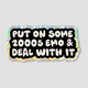 Brittany Paige Put On Some 2000s Emo Music Sticker
