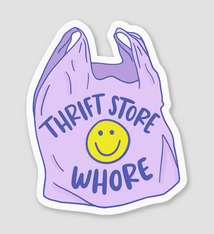 Brittany Paige Thrift Store Whore Sticker