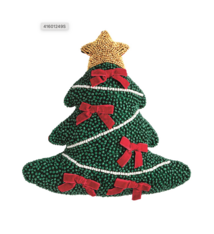 Mud Pie Tree Beaded Pillow