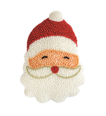 Mud Pie Santa Beaded Pillow