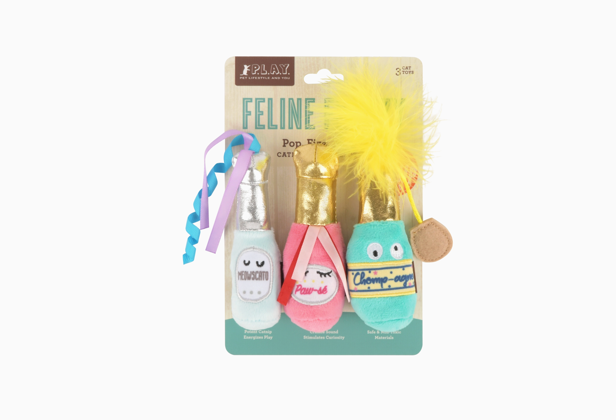 P.L.A.Y. Pet Lifesytle and You Pop, Fizz, Meow Cat Toys