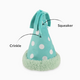 P.L.A.Y. Pet Lifesytle and You Yappy Party Hat Dog Toy