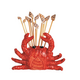 Mud Pie Crab Toothpick Caddy Set