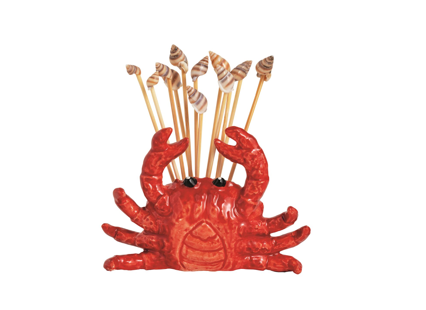 Mud Pie Crab Toothpick Caddy Set