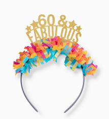 Festive Gal 60 & Fabulous Birthday Crown
