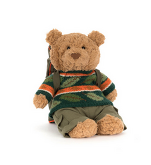 Jellycat Bartholomew Bear Hiking Outfit