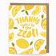 The Neighborgoods Lemon Zest Thank You Card