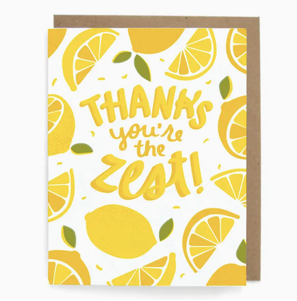 The Neighborgoods Lemon Zest Thank You Card