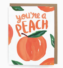 The Neighborgoods Peach Thank You Card